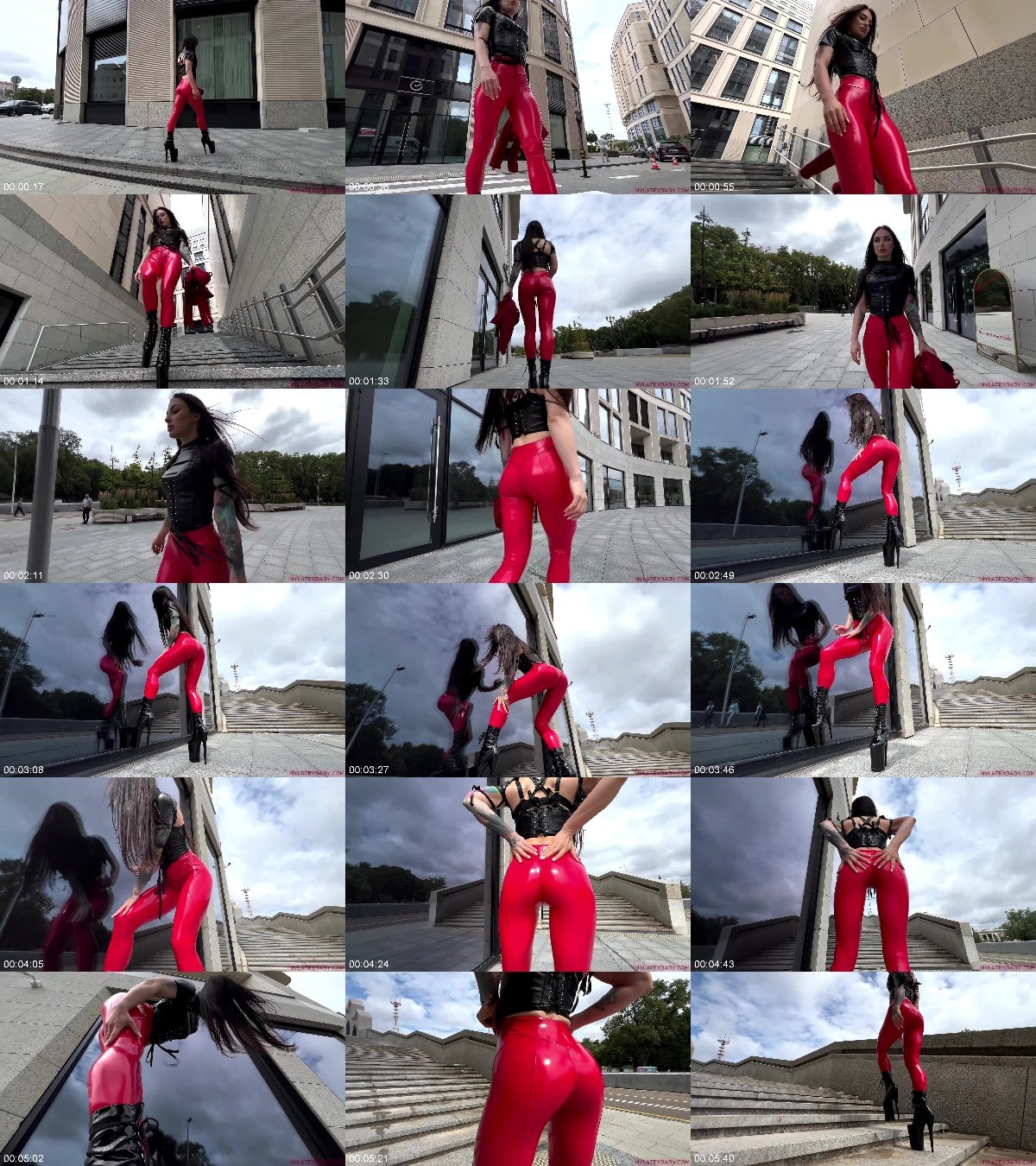 My Latex Baby - Eugenia - Perfect Brunette In Red 6