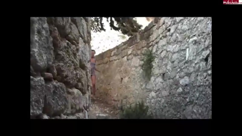 Nichtmehr17 - Schlampe Sofie entsaftet in Zypern Jungschwanz OUTDOOR 1