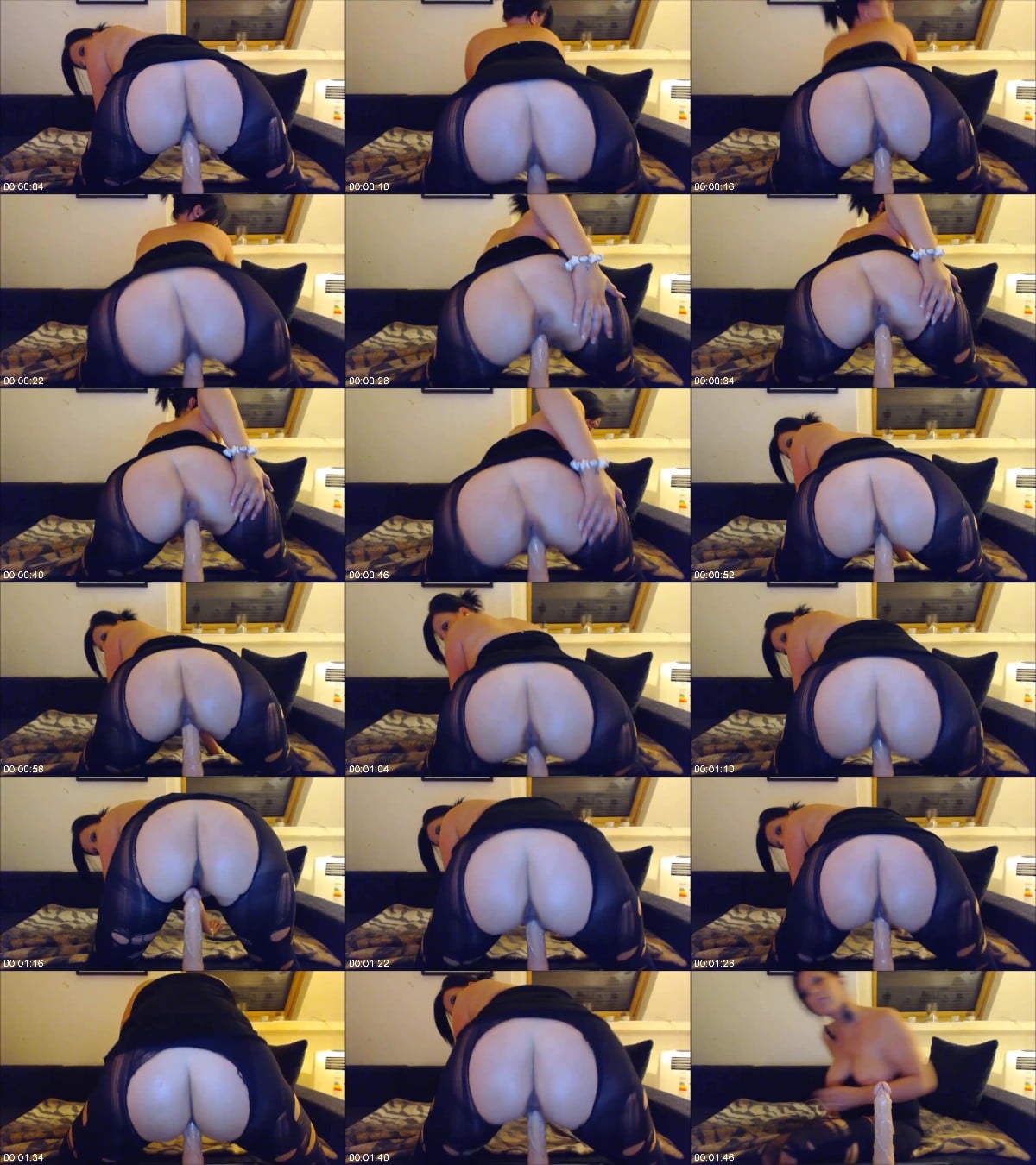 Nylon Milfs - Heißer dildofick in nylons 6