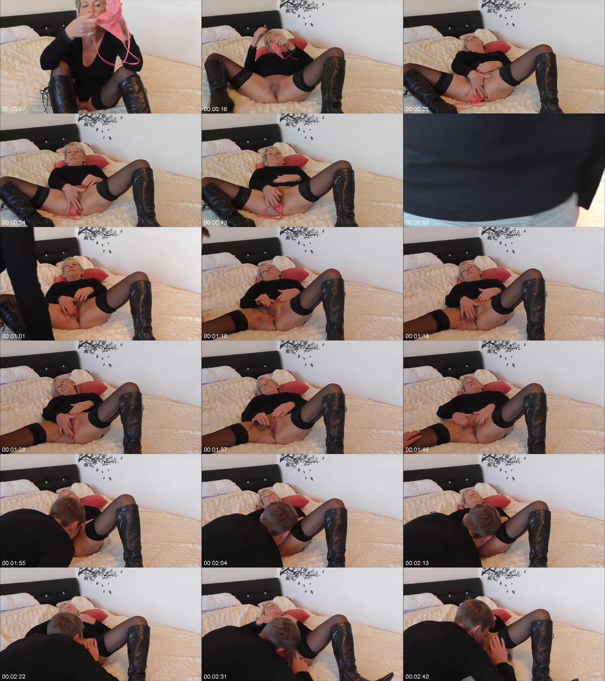 Nylon Milfs - Mein höschen in meiner fotze 6