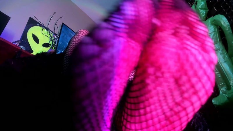 Petite Mercy - Fishnet Foot Soles 2