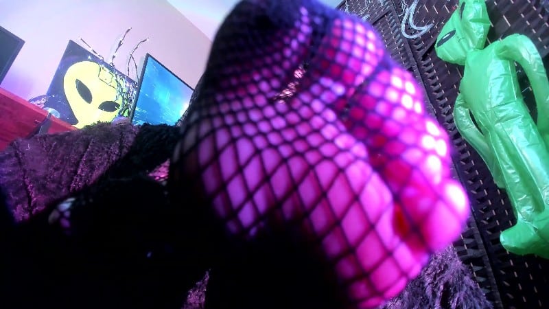 Petite Mercy - Fishnet Foot Soles 5