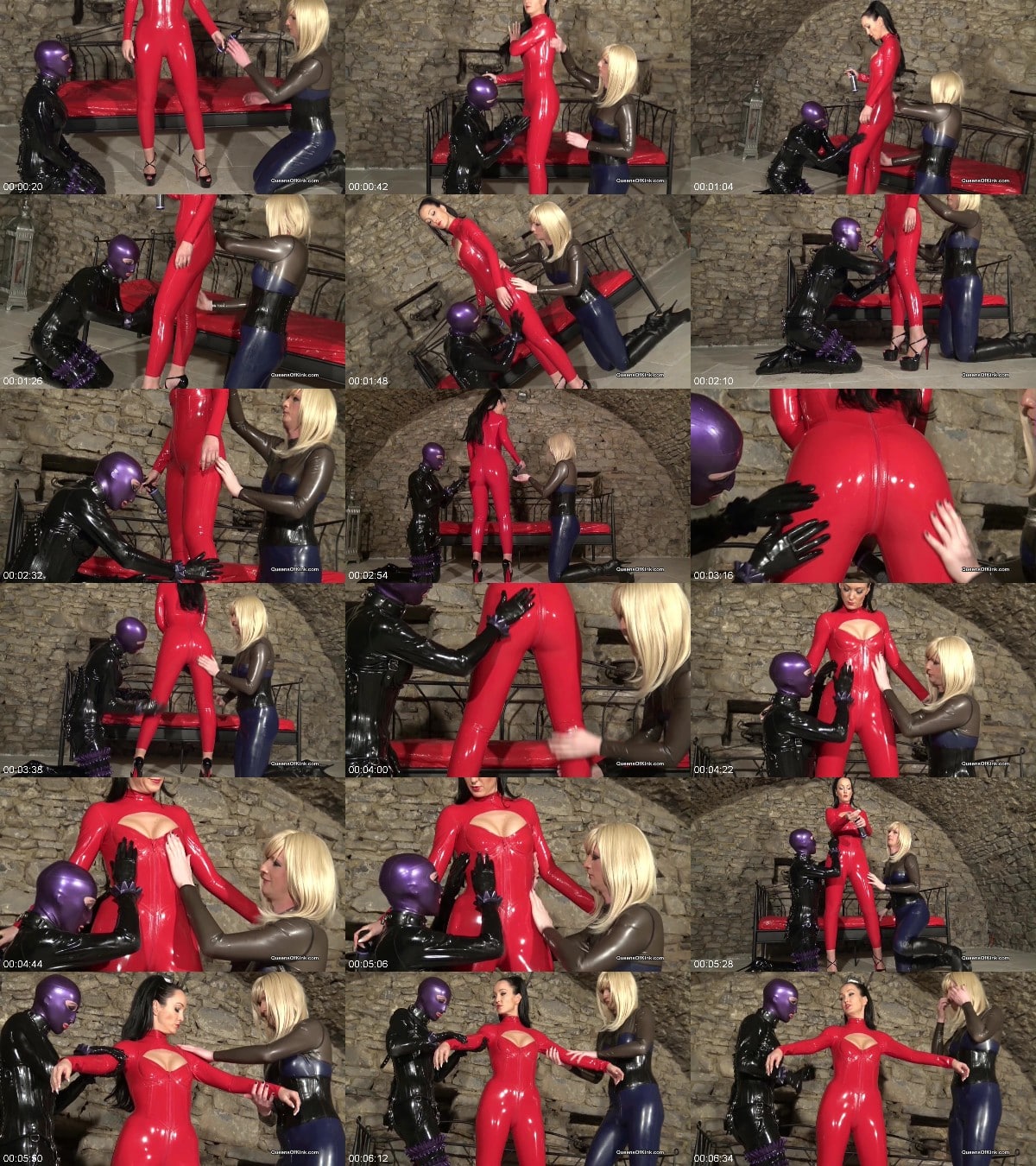 Queens of Kink - Latex polish duties - Fetish Liza and Natalie Goth TV and Jessica Dee 6