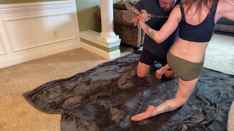 Ravenna Noir - Wrestling Slut Dry Humps Grinding Mixed Wresle 4