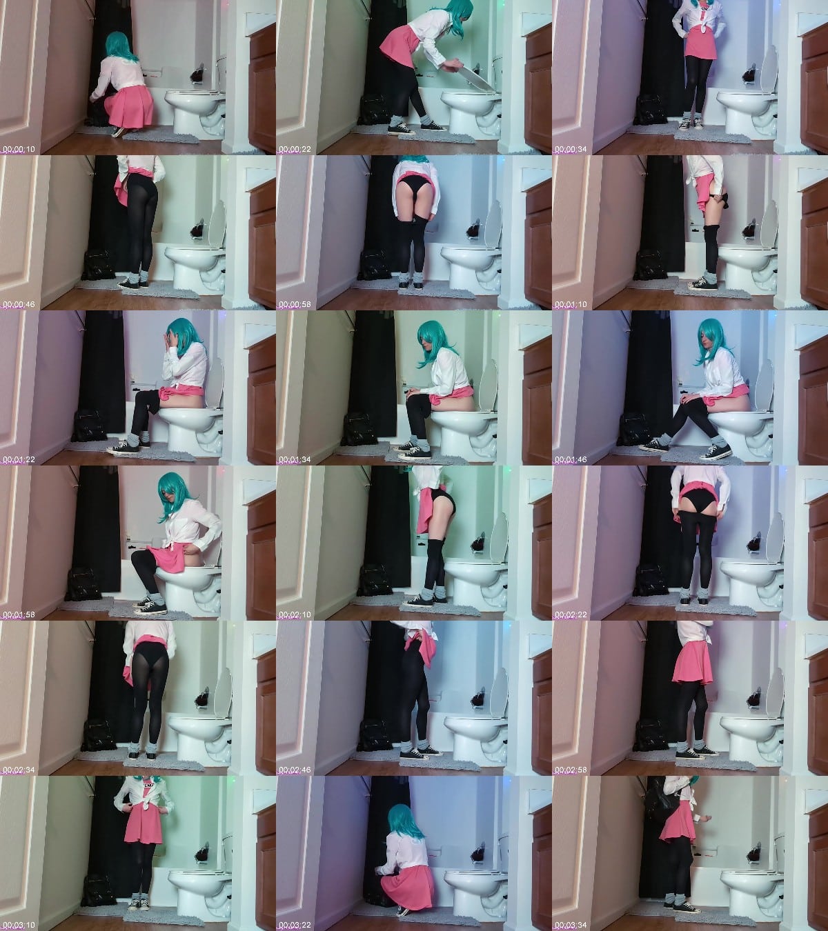 Sage Eldritch - Bulma in Pantyhose Peeing [Voyeur 6