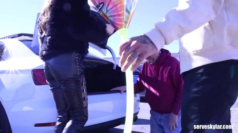 ServeSkylar - Publicly Humiliated by Alpha Couple 2