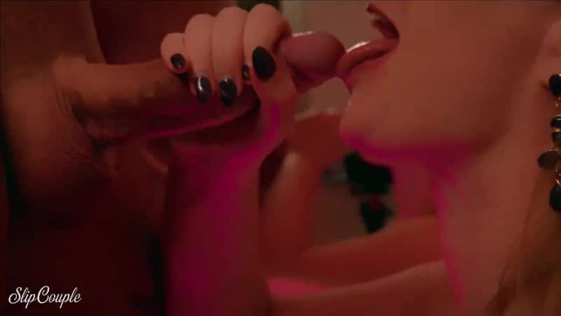 SlipCouple - Zweimal zum kommen gebracht - ASMR Blowjob tief in den Hals 1