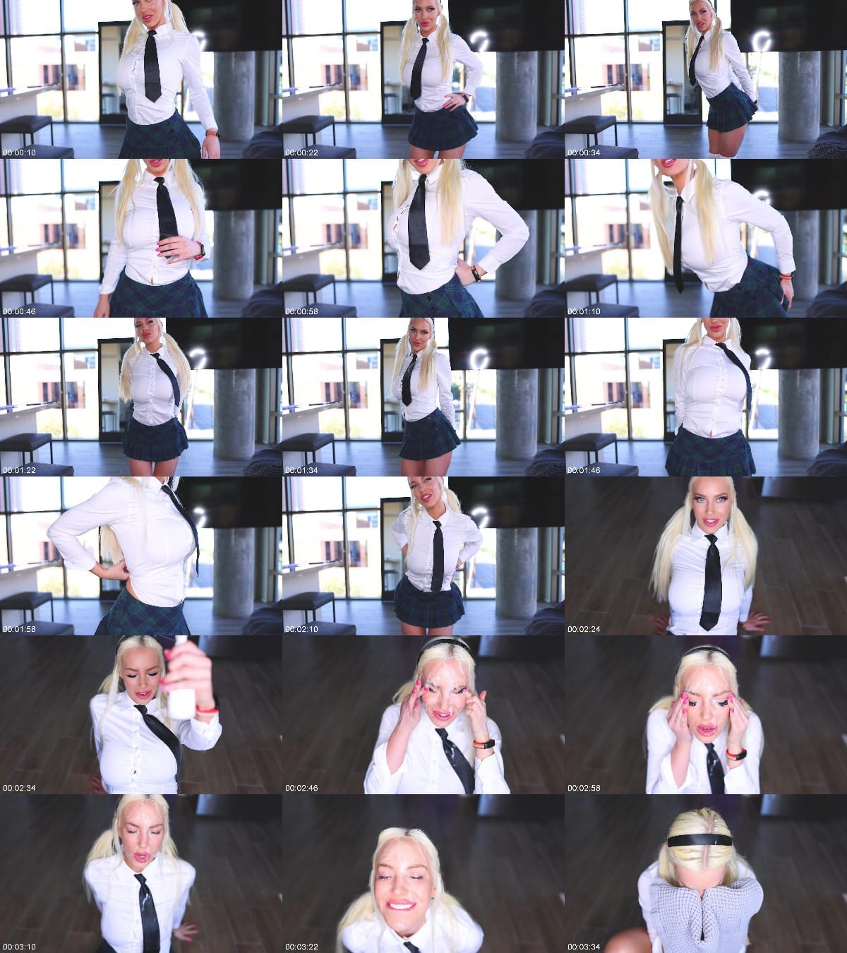 Tara Babcock - Custom Resale - Buttons About To Burst Huge Facial 6