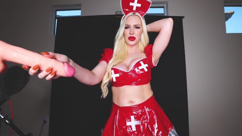 Tara Babcock - XL Latex Nurse Fake Cum Intense JOI 2