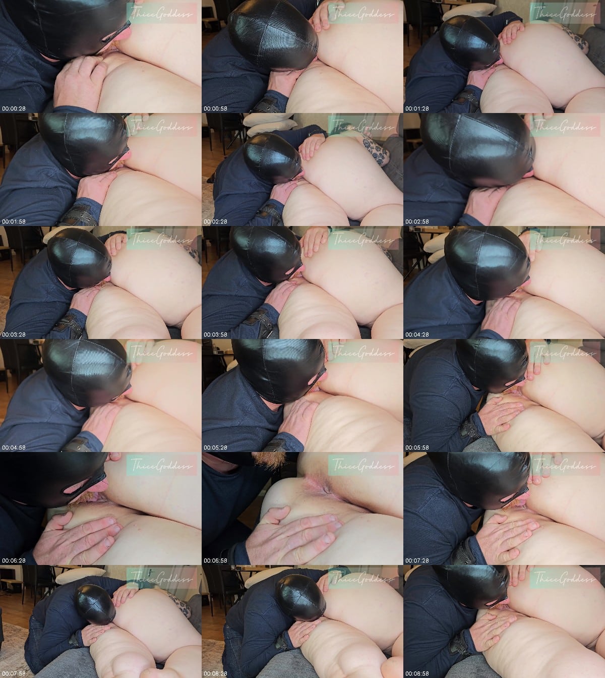 ThicccGoddess - Ass Worship Close-Up - See Every Wrinkle He Has to Clean 6