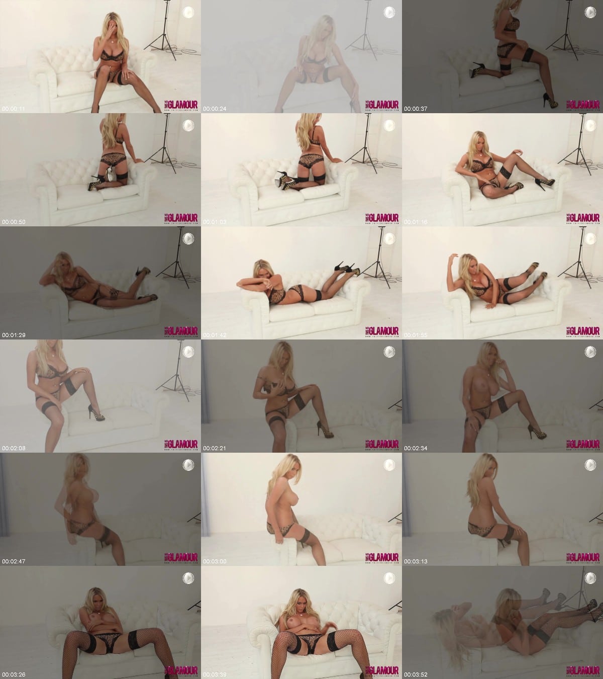 ThisIsGlamour 14 03 11 Cara Brett Shooting In Her Cute Animal Print Lingerie BTS FullHD 6