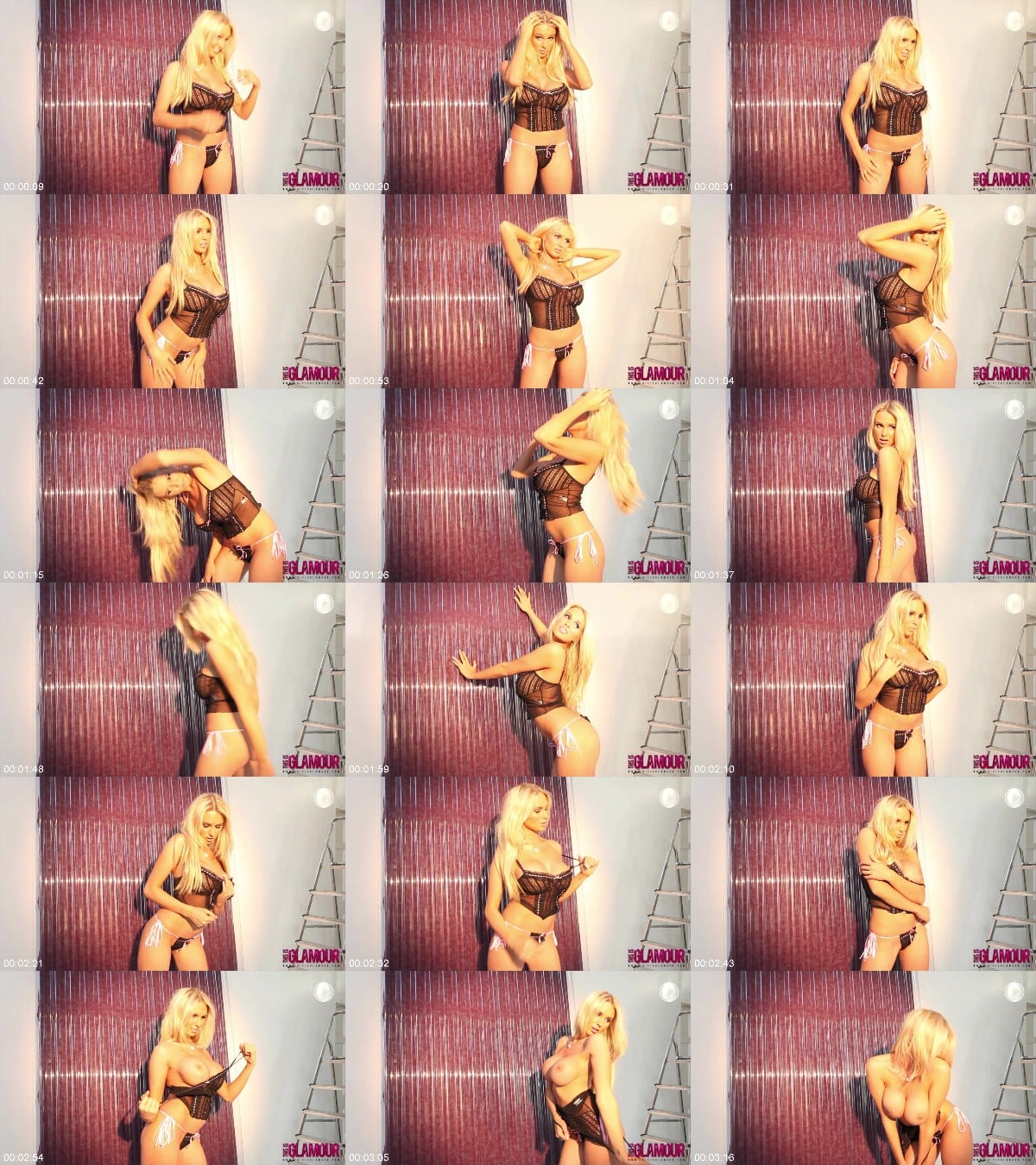 ThisIsGlamour 14 03 31 Cara Brett Skimpy Lingerie BTS FullHD 6