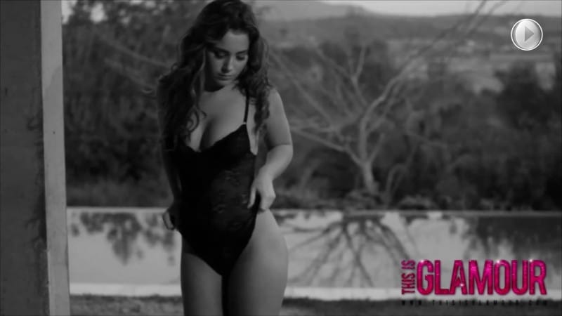 ThisIsGlamour 14 05 01 Geena Mullins In The Rain In Her Black Bodysuit And Boots FullHD 2