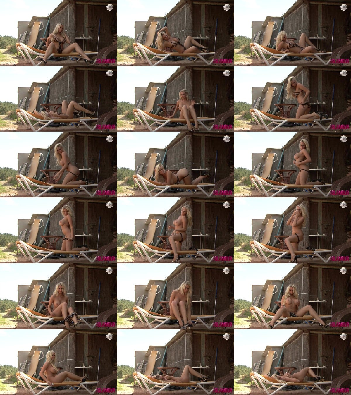 ThisIsGlamour 14 05 04 Cara Brett Leopard Print Bodysuit And Stilettos BTS FullHD 6