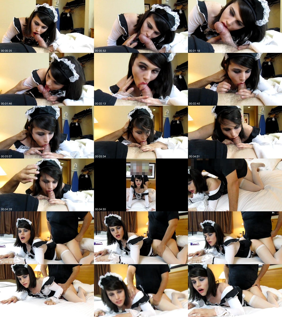 Tia Tizzianni - 19YO French Maid Trained DOGGY STYLE 6