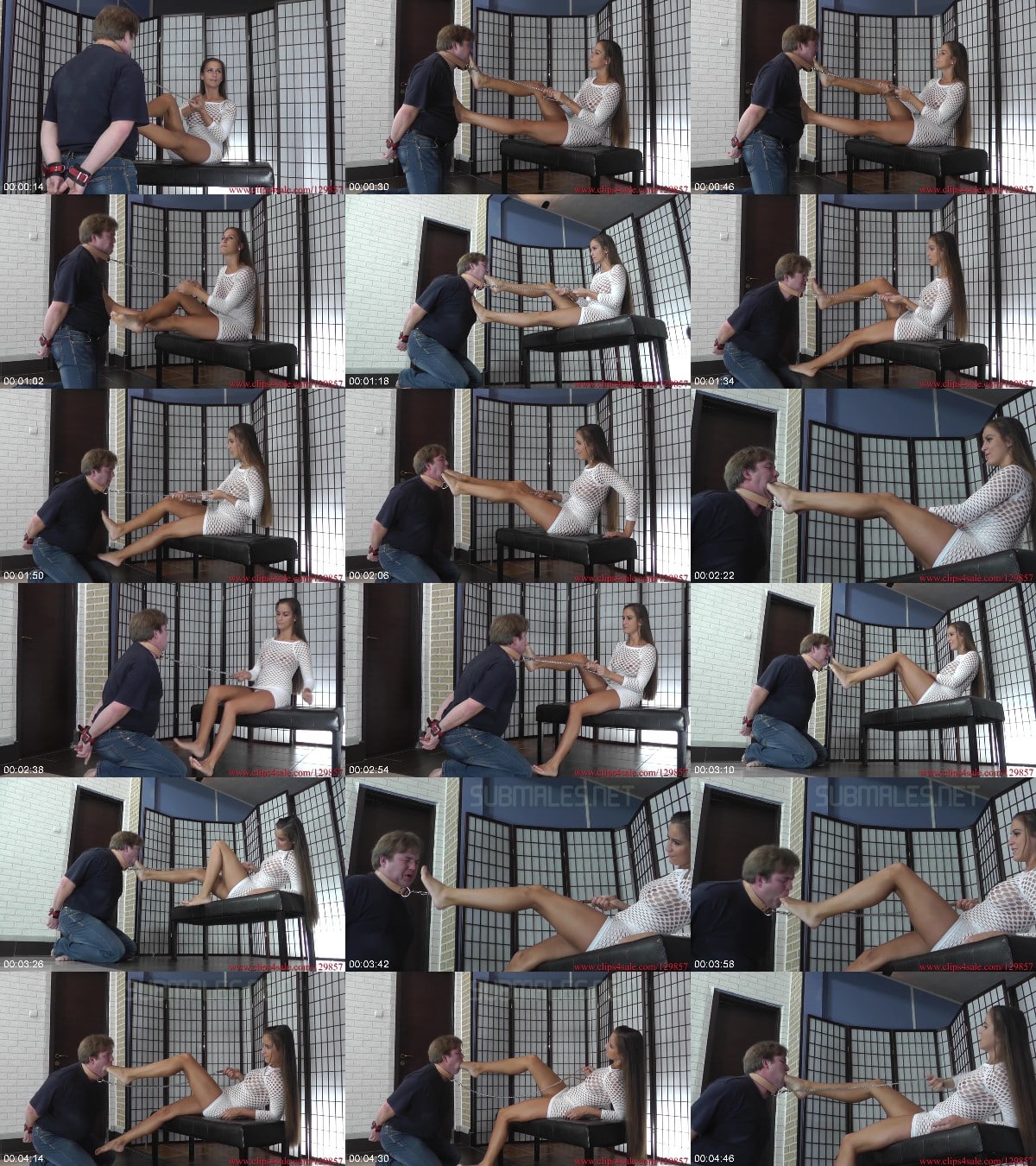 Women in Charge - Gagging on her feet - Mistress Amanda 6