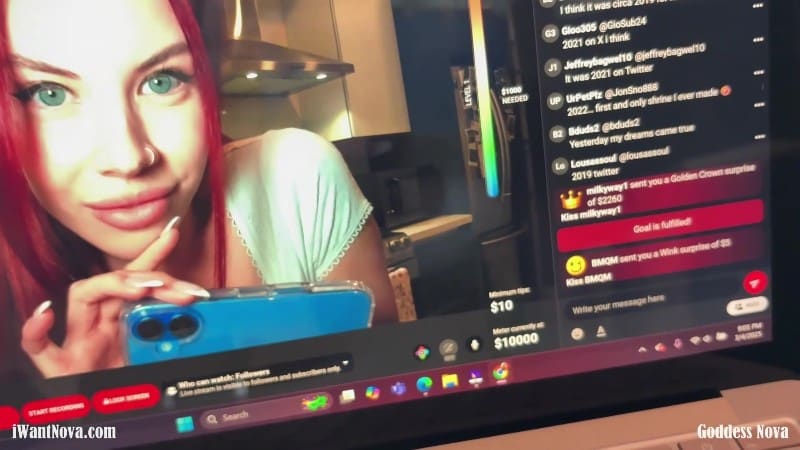 Worship Goddess Nova - $40k Livestream Brag 1