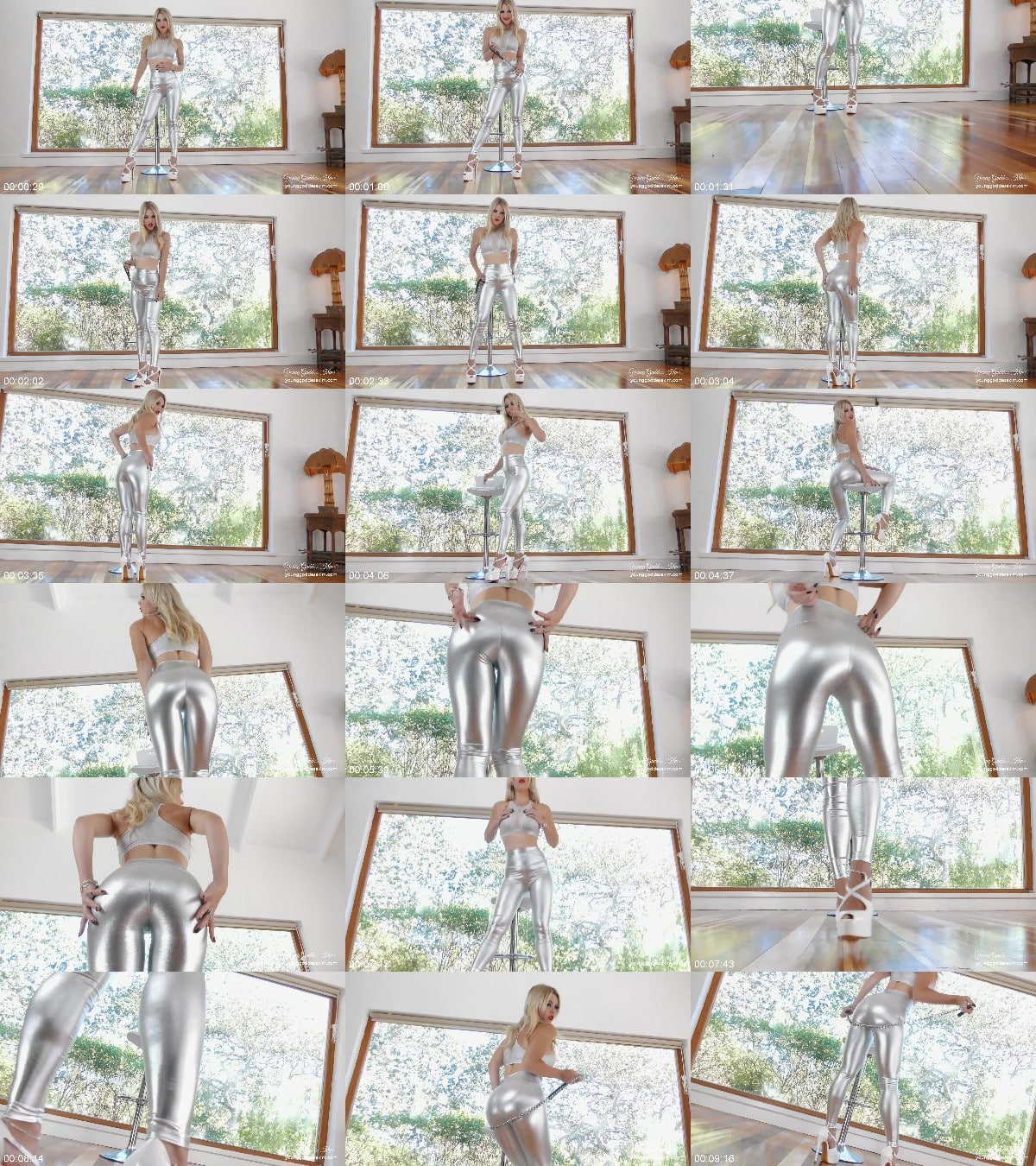 Young Goddess Kim - Shiny Ass Worship - Chastity pet Tease 6