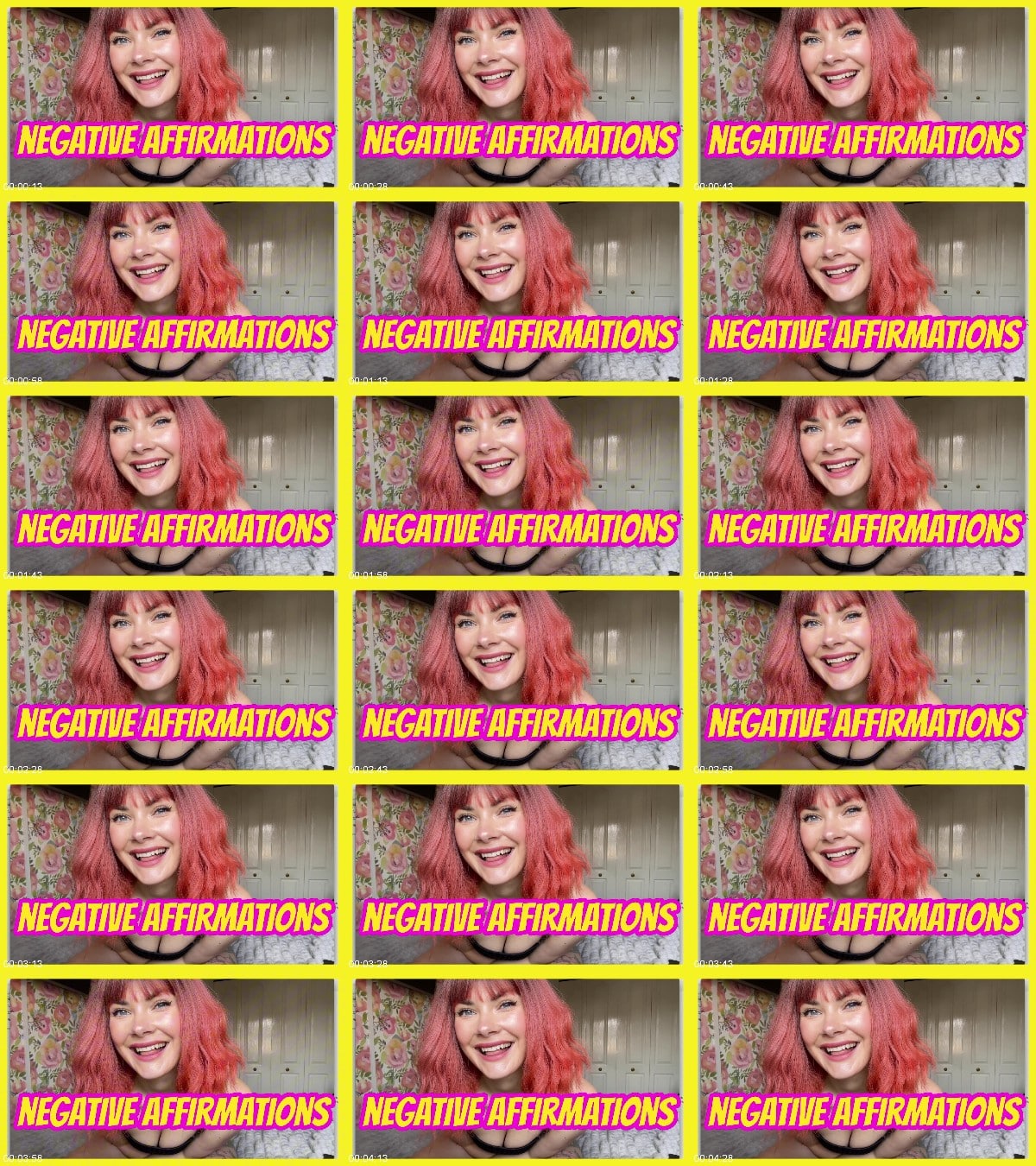 Yourhikerbabe - Negative Affirmations audio only 6