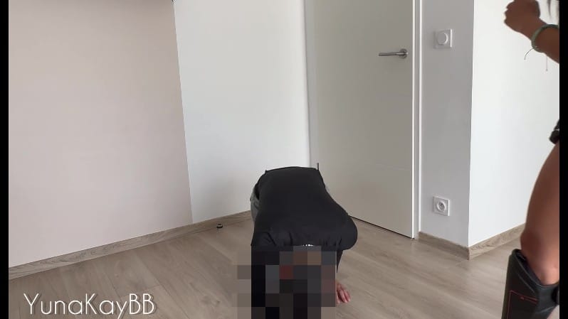 YunaKayBB - Hards Kicks Sparring Part 1 Ballbusting 4