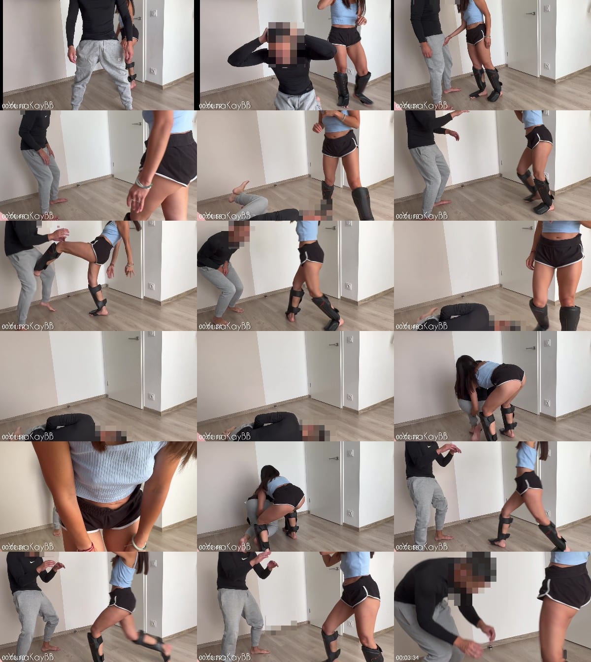 YunaKayBB - Hards Kicks Training Part 2 Ballbusting 6