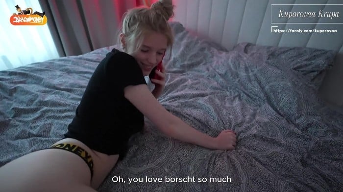 [Fansly] Kuporovaa Krupa - My Husband Best Friend Fucks Me While I'm Talking To Him On The Phone (unknown Date) [1080p] 2