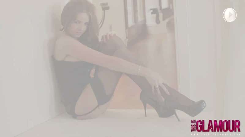 ThisIsGlamour 14 08 19 Liberty Parisse Shooting In Her Black Lingerie In The Hallway BTS FullHD 2