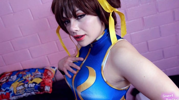 Sweet Darling - Big Ass Fortnite Chun Li Cosplay [4K 40mbps] 3