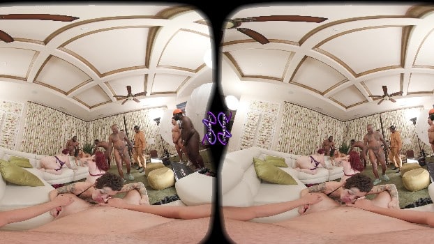 [VRHotWife / Sexlikereal.Com] Bb Kaykez, Busty Bexx, Jessie Belle, Mercy Muse, Quinn Marie - Blowjobs And Orgy, There's Nothing Better (8192x4096p / 8k) 5