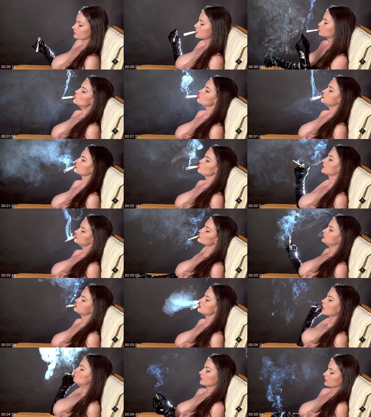 Abbie Cat Fetish - Abbie - DANGLING - Smoking in Bra 6