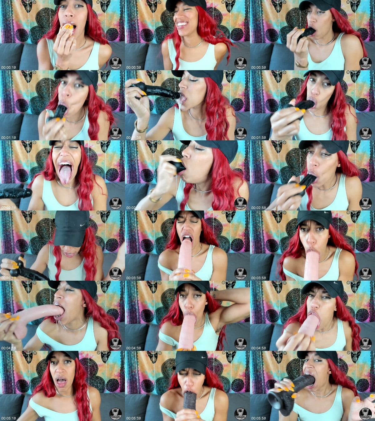 Aggressive-DT-and-gagging-on-dildos 6