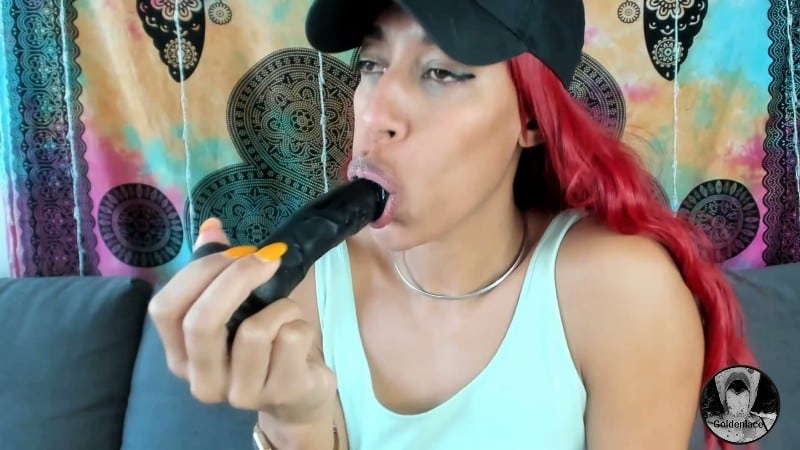 Aggressive-DT-and-gagging-on-dildos 1