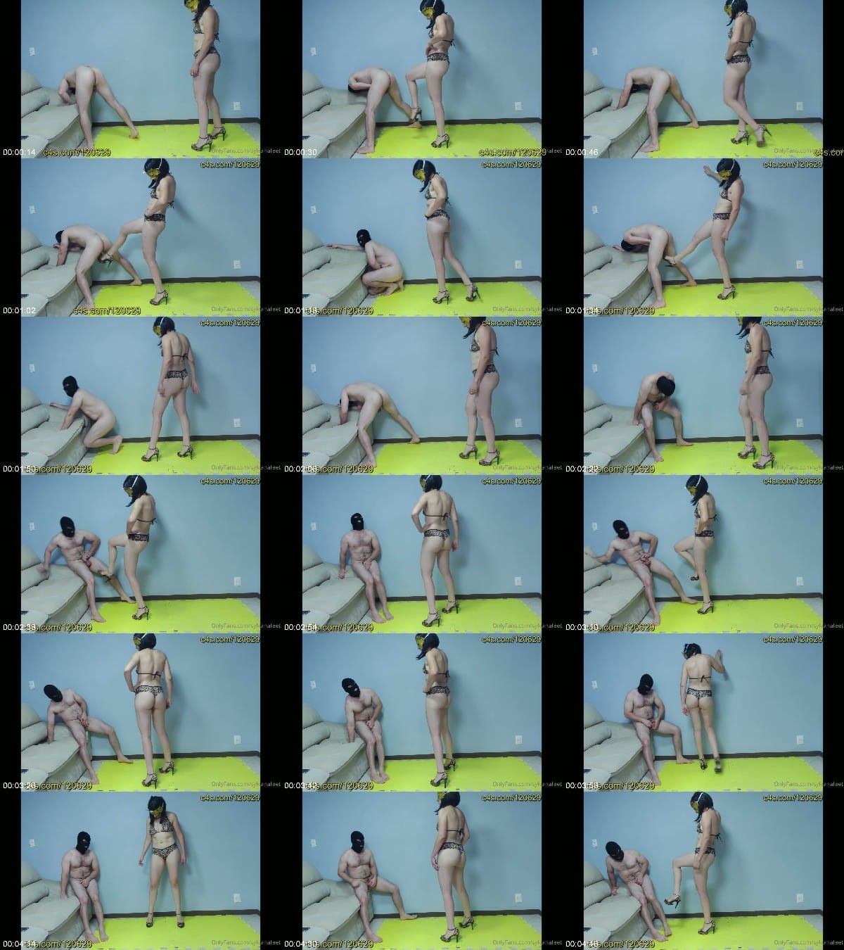 Ballbustingparana - Slades balls crushed by red high-heels sandals and cum 6