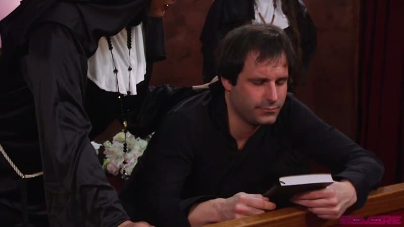 Bettie Bondage Hannah Hunt Marcelo Jimmy Broadway - Nuns Take Creepy Peeping Tom To Hell 1