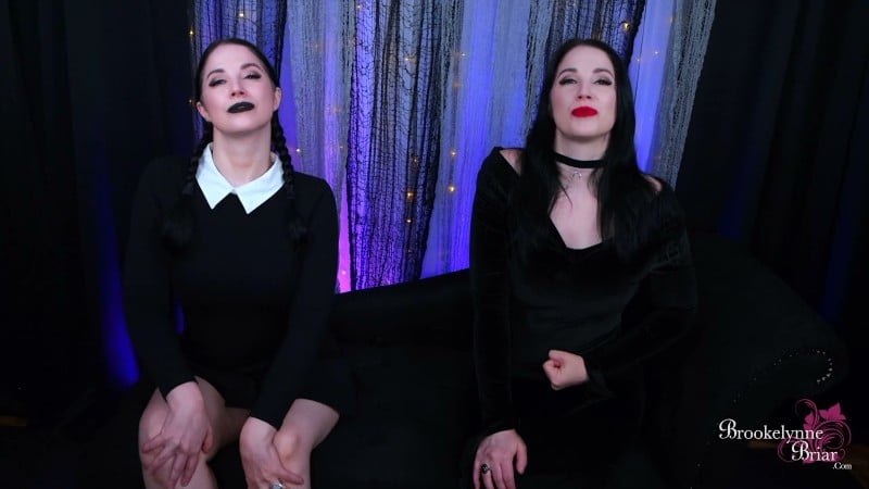 Brookelynne Briar - Double Jerk Instruction With Wednesday And Morticia 2