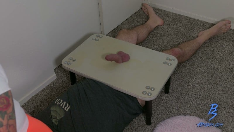 Brutal Face Sitting And Femdom - Cock Table Face Siting And Crush 1