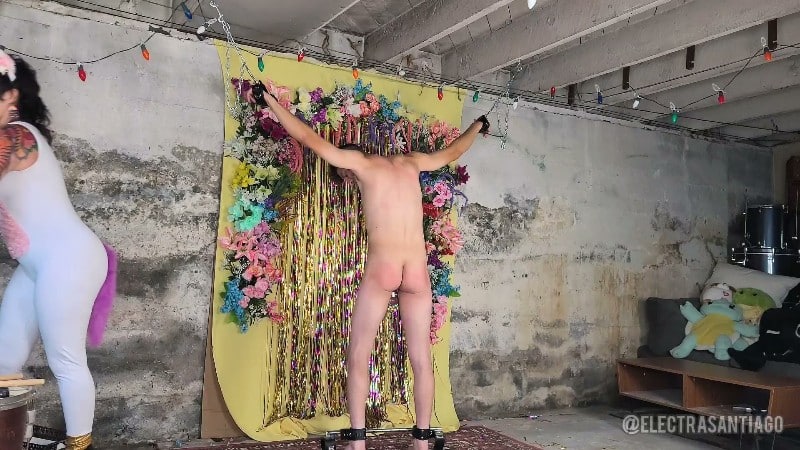 Electra Santiago - Beta Male Ballbusted And Whipped In Basement 3