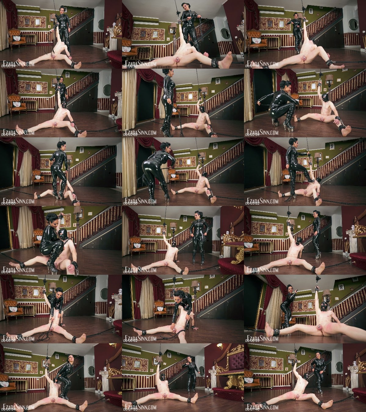 Ezada Sinn - Whipping in predicament bondage - sadistic game of control with Matriarch Ezada Sinn 6