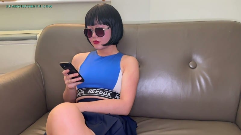 Femdom For Fun - Miss Opium Cock And Ball Bootrest With Cumshot 3