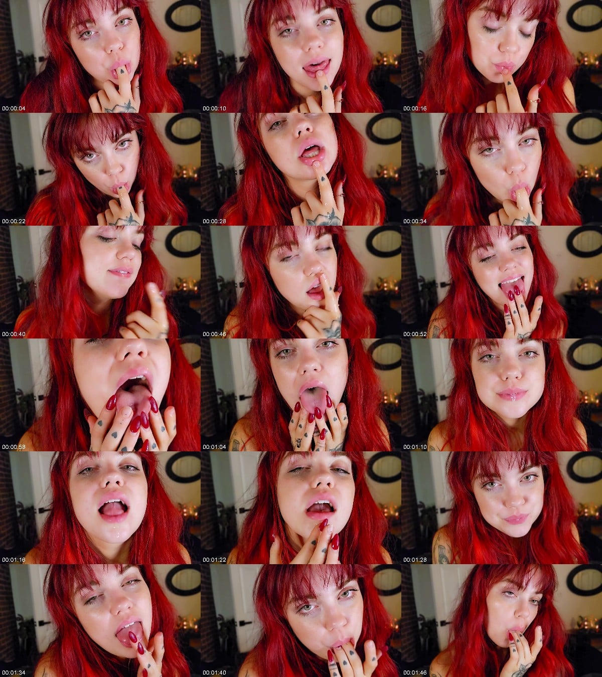 Ginger Rae xoxo - Spit Play and Sensual Finger Sucking 6