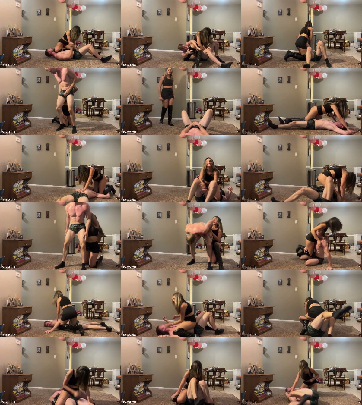 Goddess Ellen - Mixed Wrestling Ballbusting 6