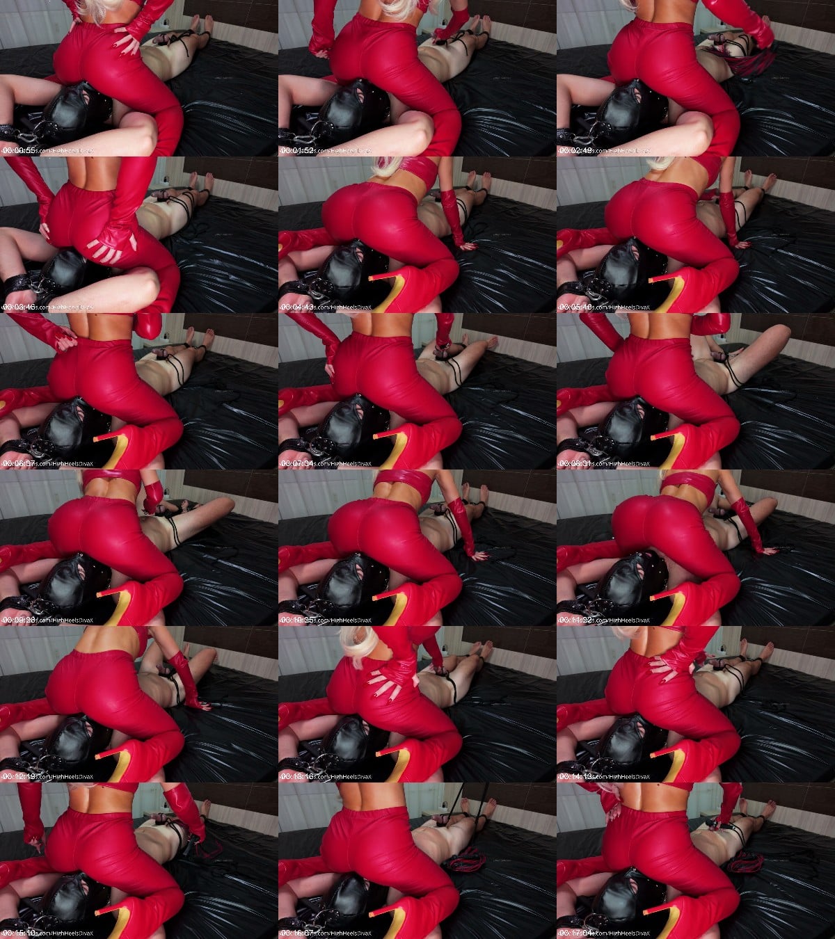 Goddess Maisha - Bondage And Tormented - Face Sitting And Breath Playing Punishment Beneath My Leather Ass 6