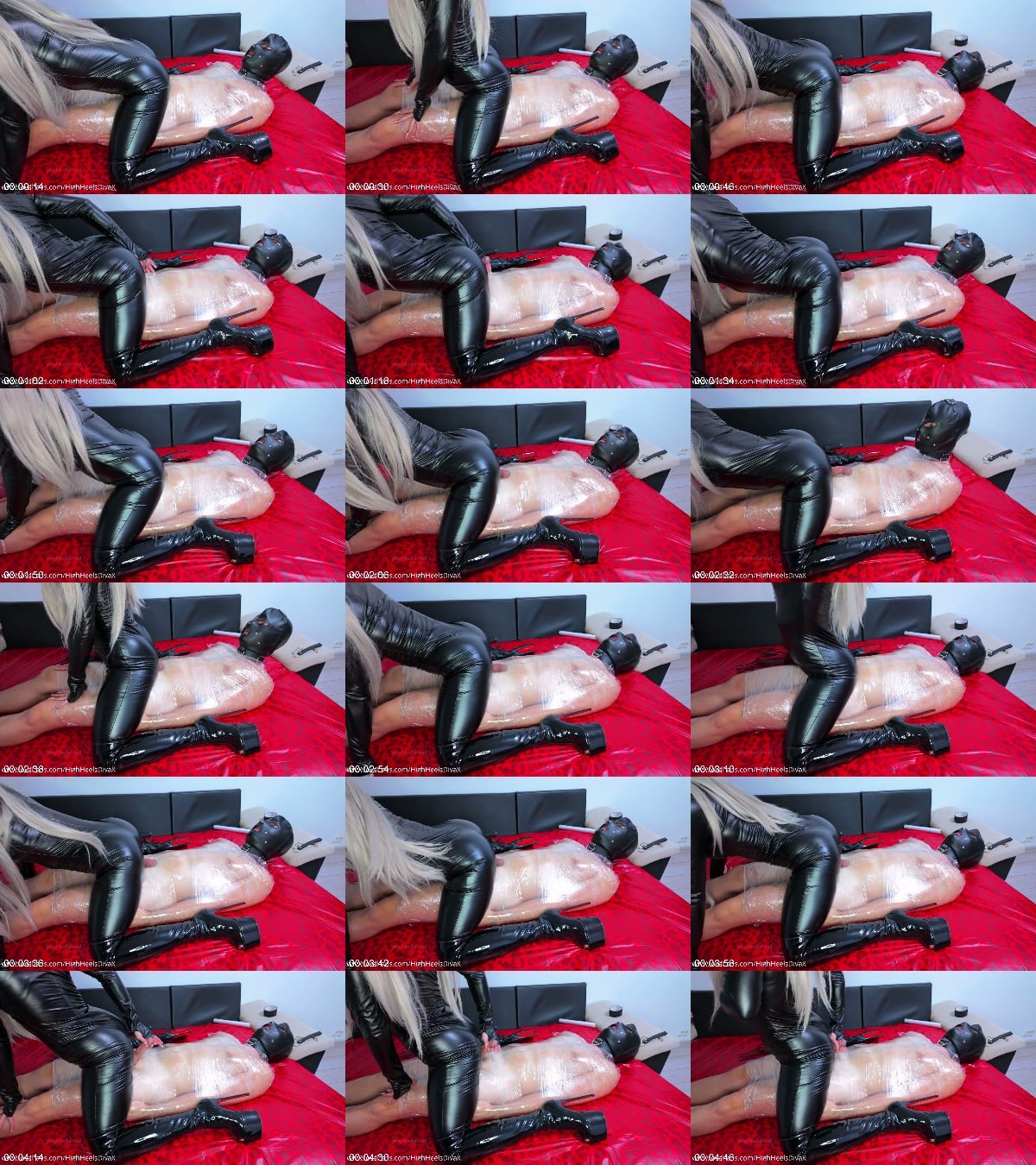 Goddess Maisha - Catwomans Leather Tease - Dry Humping My Mummified Slave To The Edge 6