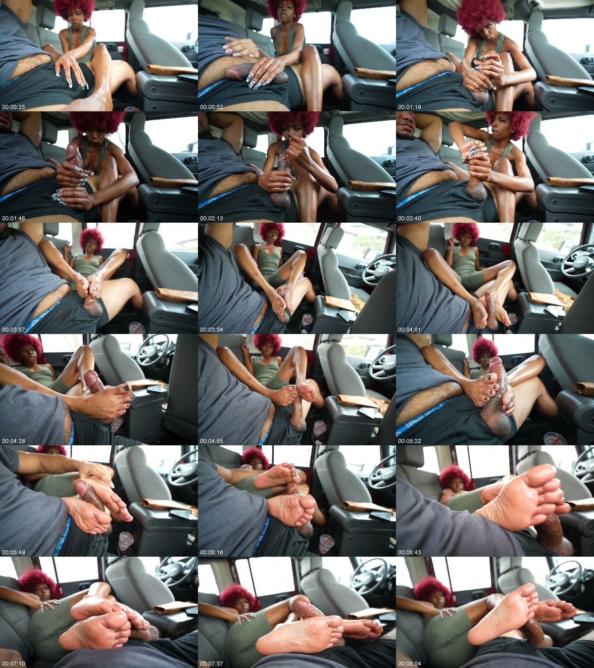 Joey s Feetgirls - Cosmic Car Footjob 6