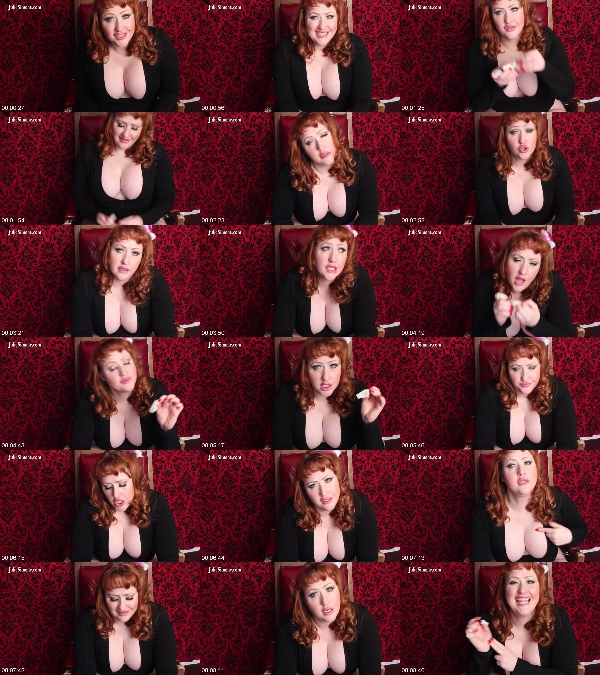 Julie Simone - Finger Condom Cum Eater JOI 6