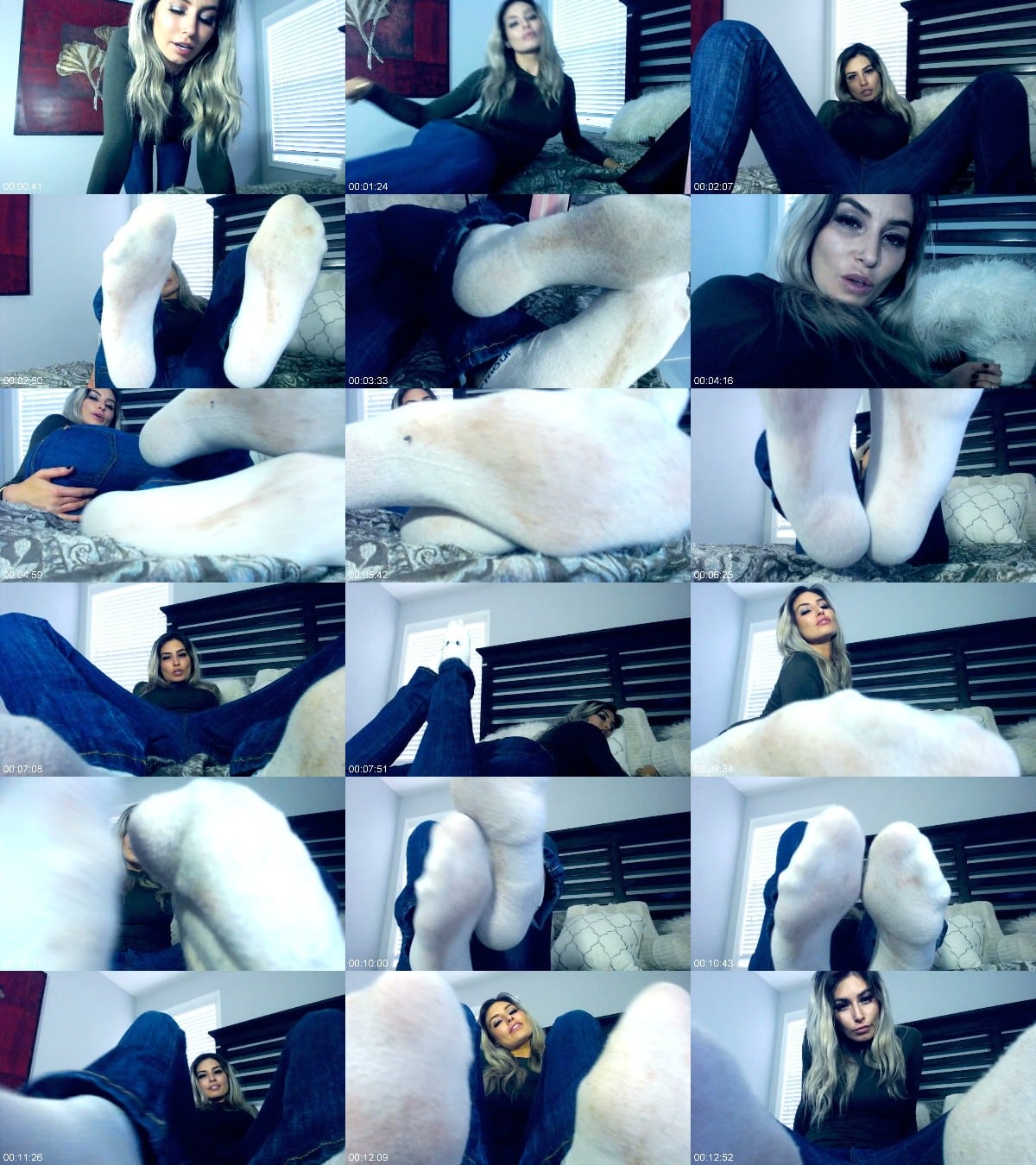 Kerri Kings Naughty Pleasures - Kerri King Rewards Daddy for Her Shopping Trip with a Dirty Sock Footjob Cum Countdown 6