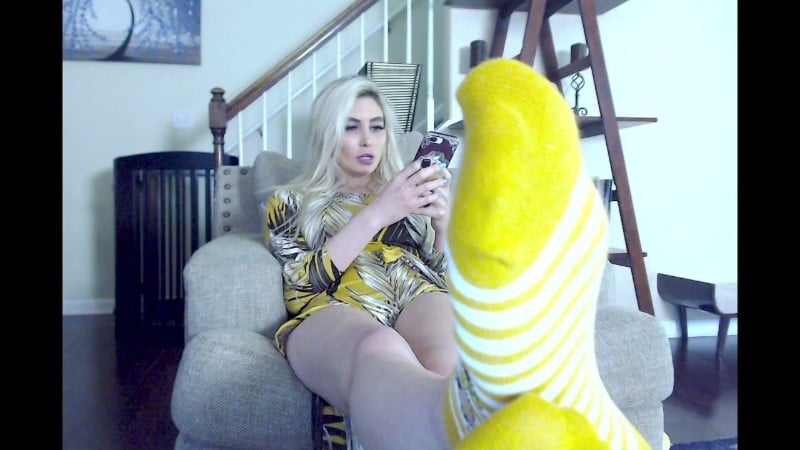 Kerri Kings Naughty Pleasures - Sock Sucker Gets Ignored 5