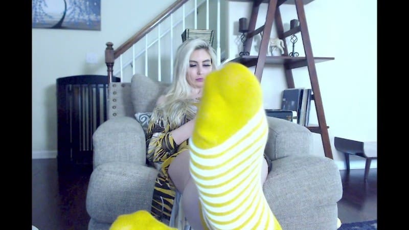 Kerri Kings Naughty Pleasures - Sock Sucker Gets Ignored 1