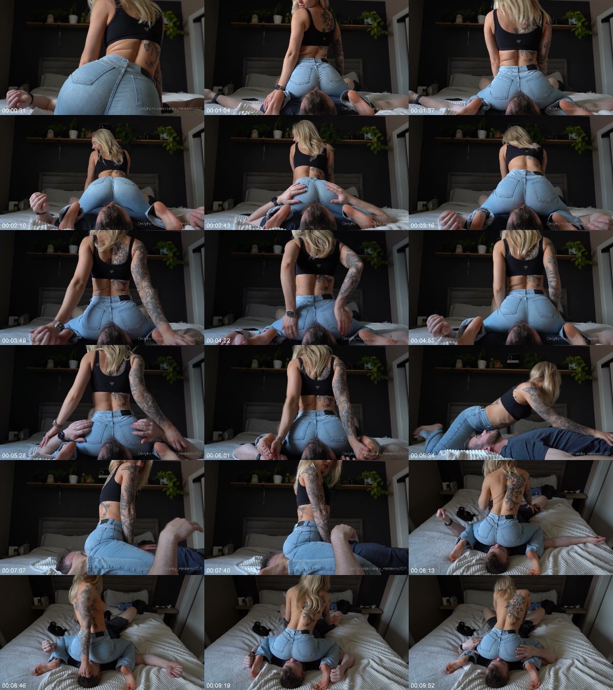 Kinky Mistress Sofia - Blue Bomb Jeans 6