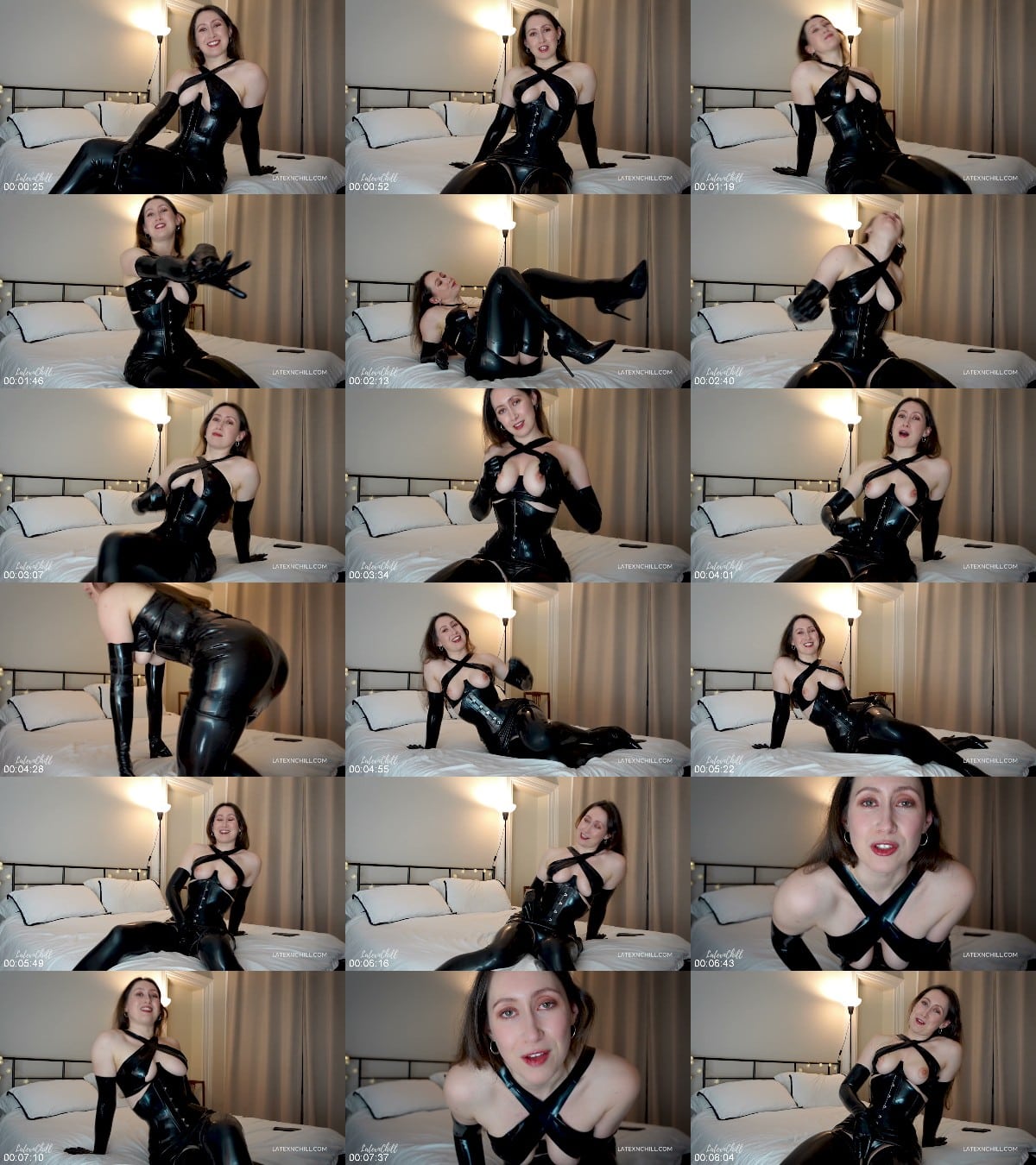 LATEXnCHILL - latex JOI for good boys solo positive femdom pov 6